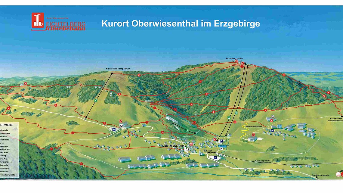 Wanderkarte Oberwiesenthal 