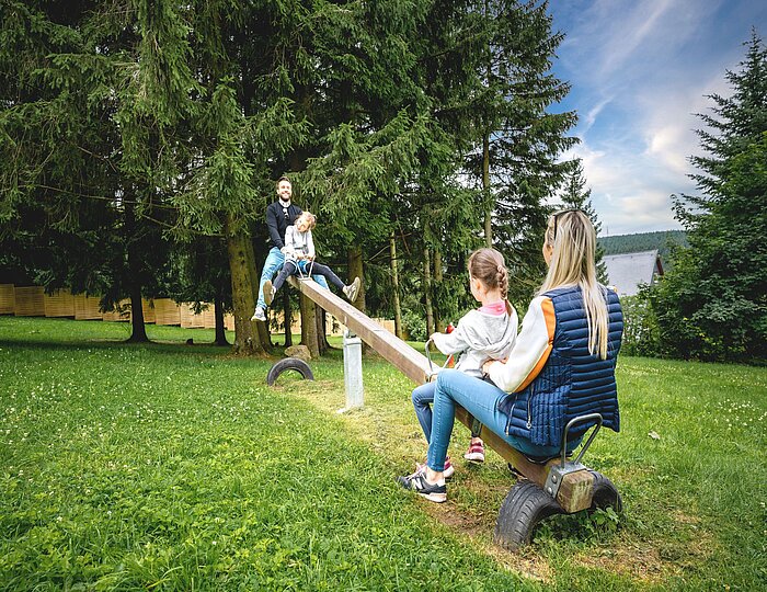 Kinderspielplatz Wippe