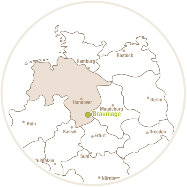 Niedersachsen Standortkarte