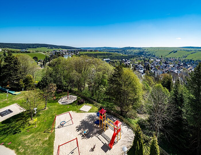 Zimmerausblick mit Panoramablick