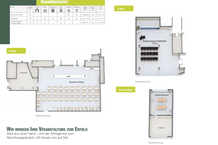 Tagungsraum des AHORN Waldhotel Altenberg